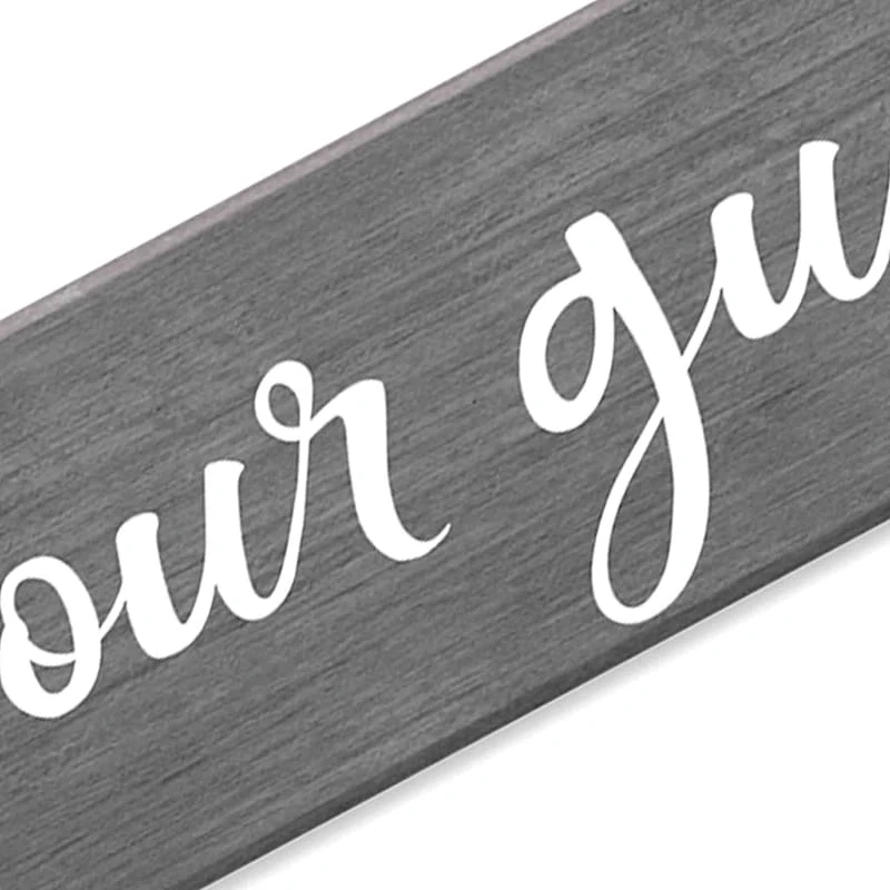 Be Our Guest Textured Wood Wall Sign, 6x36 4 Be Our Guest Textured Wood Wall Sign, 6x36 - Image 2