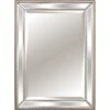 Beaded Silver Framed Wall Mirror, 39x49 1 Beaded Silver Framed Wall Mirror, 39x49 -Athome Sales beaded silver framed wall mirror 39x49 1