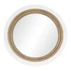 Beaded Whitewashed Round Wall Mirror, 28" 1 Beaded Whitewashed Round Wall Mirror, 28" -Athome Sales beaded whitewashed round wall mirror 28