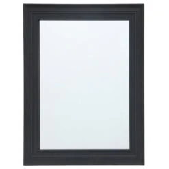 Becky Black Framed Wall Mirror, 22x28