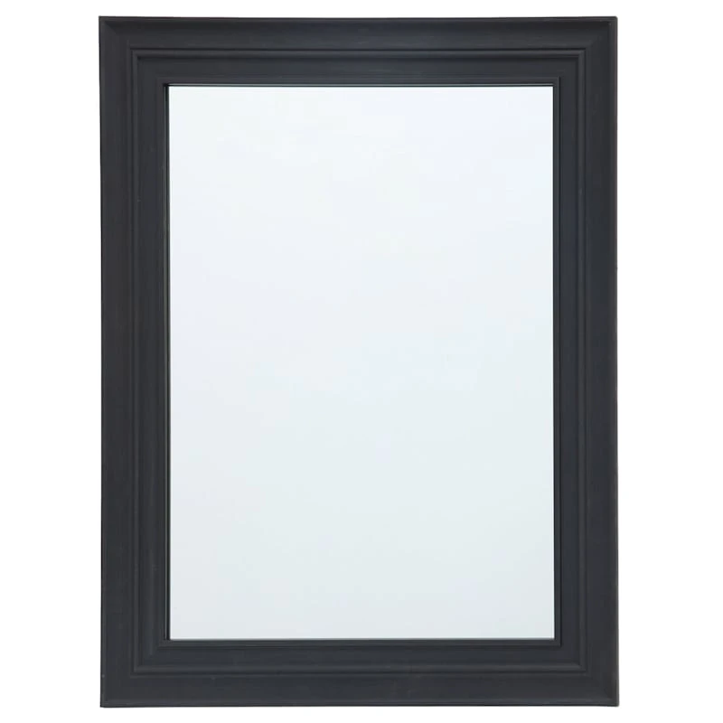 Becky Black Framed Wall Mirror, 22x28 3 Becky Black Framed Wall Mirror, 22x28