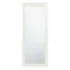 Becky White Framed Wall Mirror, 24x58 2 Becky White Framed Wall Mirror, 24x58 -Athome Sales becky white framed wall mirror 24x58 1
