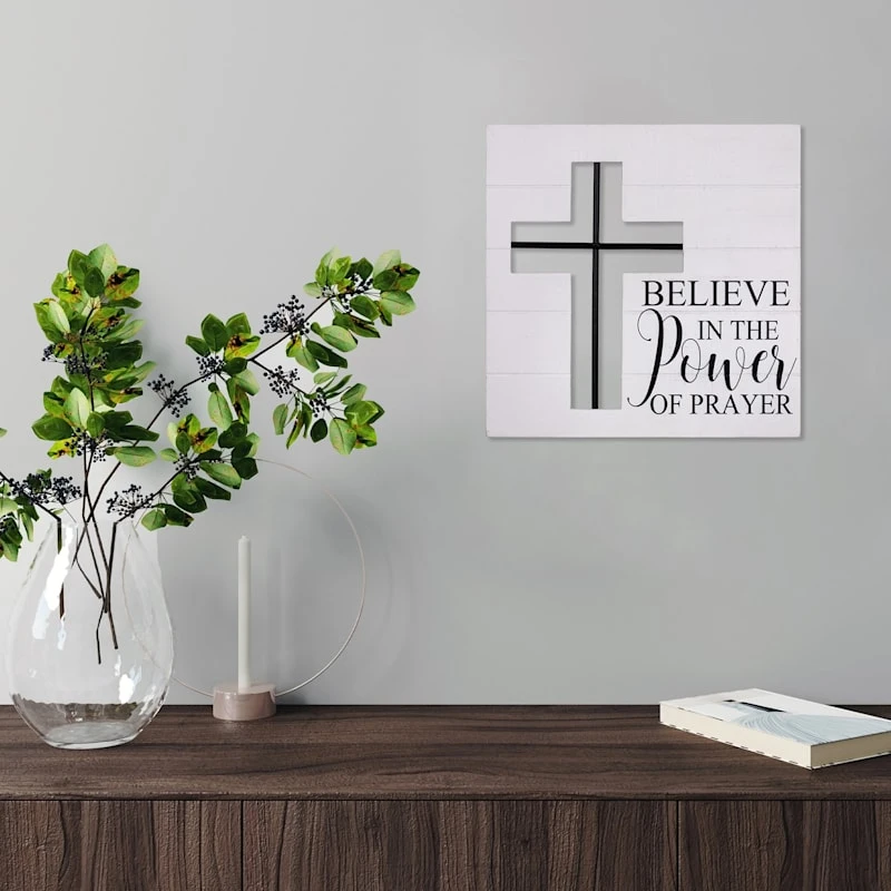 Believe In The Power Of Prayer Wall Art, 12" 4 Believe In The Power Of Prayer Wall Art, 12" - Image 2