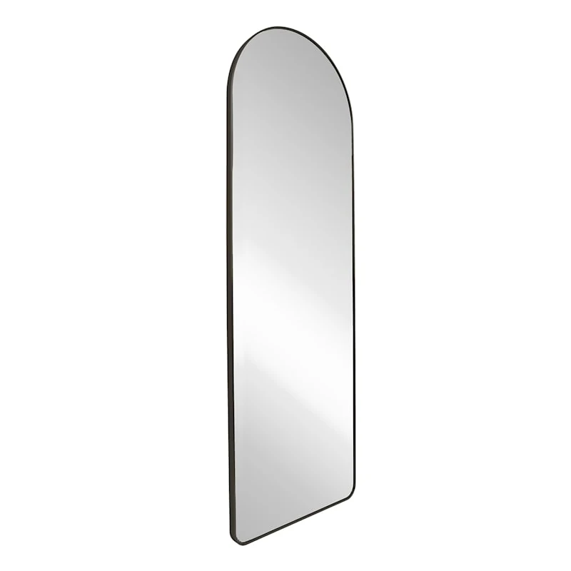 Black Arch Leaner Mirror, 24x70 4 Black Arch Leaner Mirror, 24x70 - Image 2