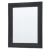 Black Barb Framed Wall Mirror, 22x28 2 Black Barb Framed Wall Mirror, 22x28 -Athome Sales black barb framed wall mirror 22x28 1