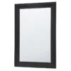 Black Barb Framed Wall Mirror, 24x36 1 Black Barb Framed Wall Mirror, 24x36 -Athome Sales black barb framed wall mirror 24x36 1