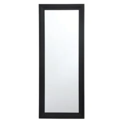 Black Barb Framed Wall Mirror, 24x58