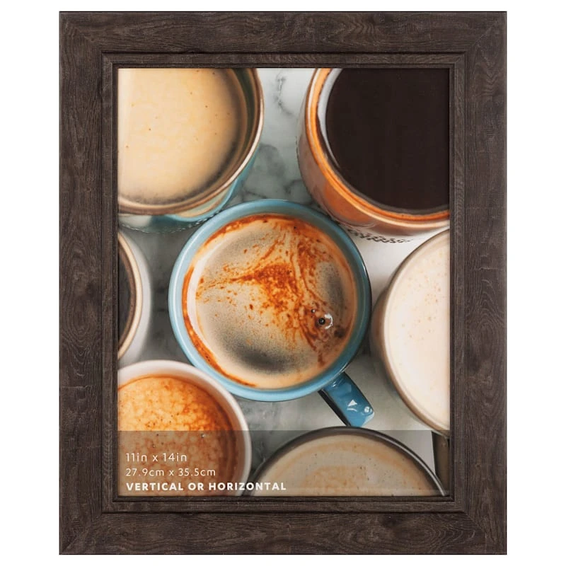 Black Barn Wood Flat Profile With Inner Line Wall Frame, 11x14 3 Black Barn Wood Flat Profile With Inner Line Wall Frame, 11x14