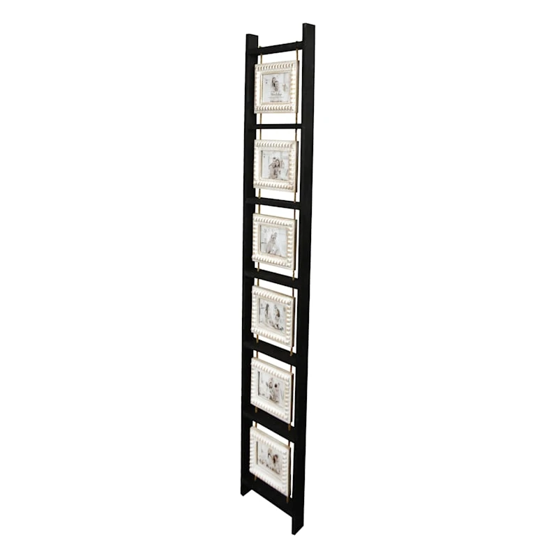 Black Collage Ladder Frame, 12x63 4 Black Collage Ladder Frame, 12x63 - Image 2