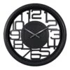 Black Cutout Wall Clock, 20" 1 Black Cutout Wall Clock, 20" -Athome Sales black cutout wall clock 20