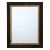 Black & Gold Framed Wall Mirror, 22x28 2 Black & Gold Framed Wall Mirror, 22x28 -Athome Sales black gold framed wall mirror 22x28 1