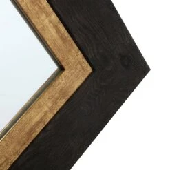 Black & Gold Framed Wall Mirror, 22x28 9 Black & Gold Framed Wall Mirror, 22x28 -Athome Sales black gold framed wall mirror 22x28 3
