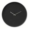 Black Monochrome Wall Clock, 20" 2 Black Monochrome Wall Clock, 20" -Athome Sales black monochrome wall clock 20