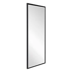 Black Thin Framed Leaner Mirror, 24x70 6 Black Thin Framed Leaner Mirror, 24x70 -Athome Sales black thin framed leaner mirror 24x70 2