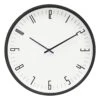 Black & White Accent Wall Clock, 14" 1 Black & White Accent Wall Clock, 14" -Athome Sales black white accent wall clock 14