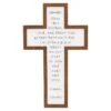 Bless Kitchen Sentiment Wall Cross, 9x14