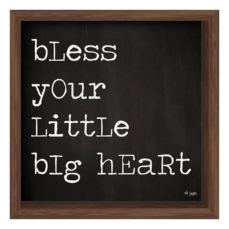 Bless Your Little Big Heart Wall Sign, 12" 3 Bless Your Little Big Heart Wall Sign, 12"