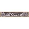 Blessed Wood Wall Sign, 37x7 2 Blessed Wood Wall Sign, 37x7 -Athome Sales blessed wood wall sign 37x7 1