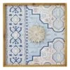 Blue & White Floral Medallion Wall Decor, 16" -Athome Sales blue white floral medallion wall decor 16