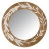Botanical Carved Round Wall Mirror, 31.5" 2 Botanical Carved Round Wall Mirror, 31.5" -Athome Sales botanical carved round wall mirror 31.5