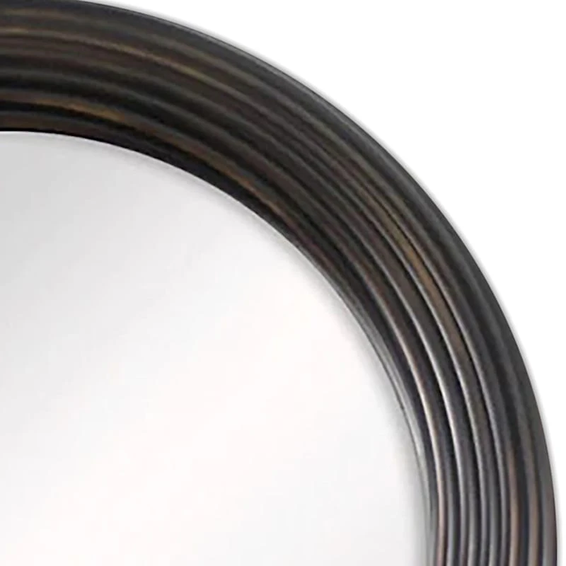 Bronze Vine Round Wall Mirror, 30" 4 Bronze Vine Round Wall Mirror, 30" - Image 2