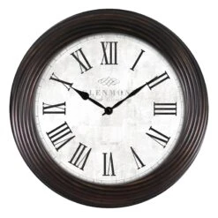 Bronze Vine Wall Clock, 30"