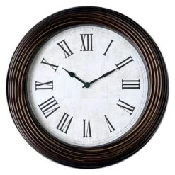 Brown Gallery Wall Clock, 30"