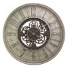 Brown Gallery Wall Clock, 36" -Athome Sales brown gallery wall clock 36