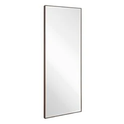 Brown Thin Framed Leaner Mirror, 24x58 6 Brown Thin Framed Leaner Mirror, 24x58 -Athome Sales brown thin framed leaner mirror 24x58 2