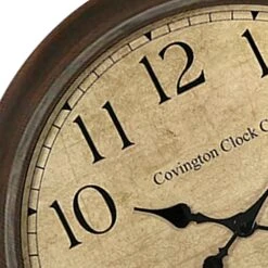 Brown Wall Clock, 20" 5 Brown Wall Clock, 20" -Athome Sales brown wall clock 20 1