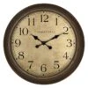 Brown Wall Clock, 20" 1 Brown Wall Clock, 20" -Athome Sales brown wall clock 20