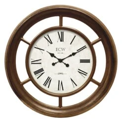 Brown Wall Clock, 22"