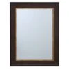 Brown With Gold Framed Wall Mirror, 22x28 1 Brown With Gold Framed Wall Mirror, 22x28 -Athome Sales brown with gold framed wall mirror 22x28 1