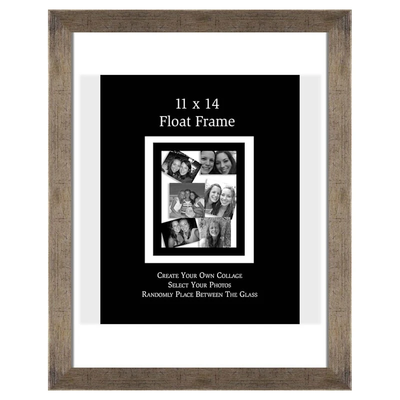 Champagne Floating Wall Frame, 11x14 3 Champagne Floating Wall Frame, 11x14
