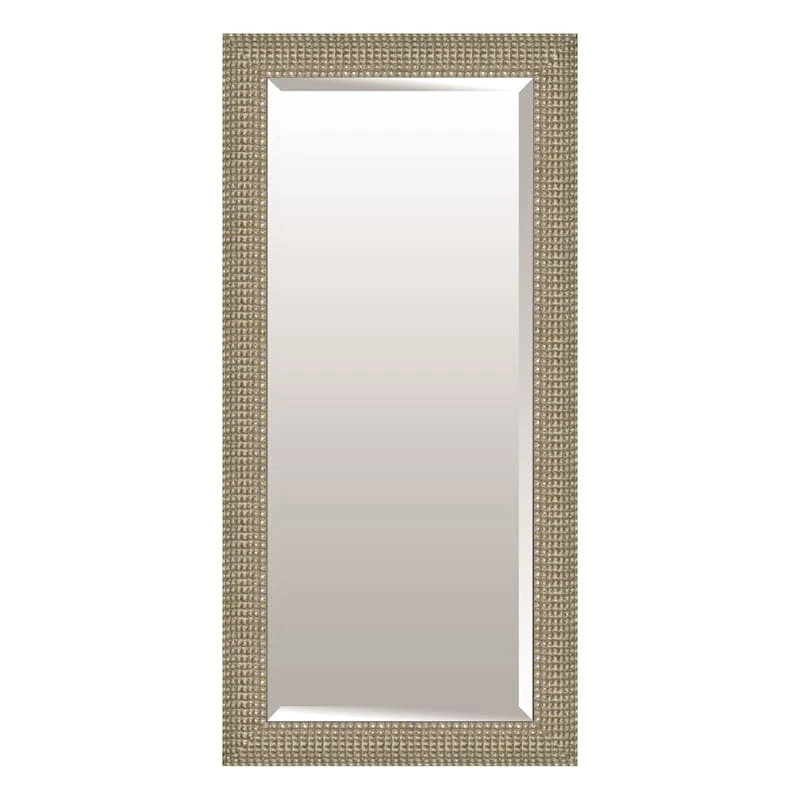 Champagne & Silver Wood Floor Mirror, 32x68 3 Champagne & Silver Wood Floor Mirror, 32x68