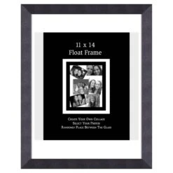 Charcoal Floating Wall Frame, 11x14