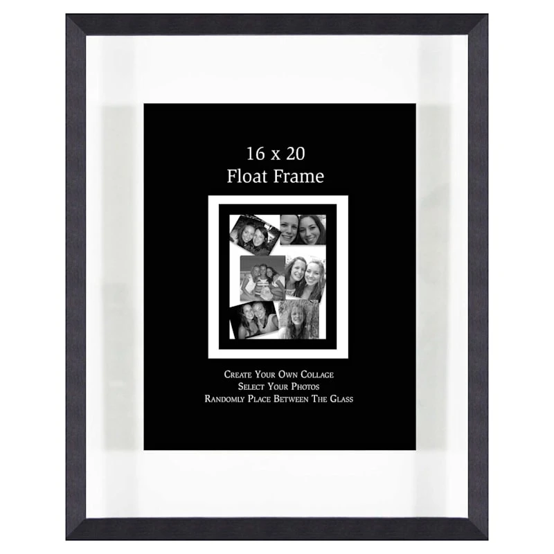 Charcoal Floating Wall Frame, 16x20 3 Charcoal Floating Wall Frame, 16x20