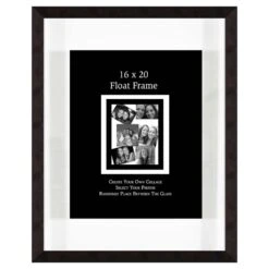 Chestnut Floating Wall Frame, 16x20
