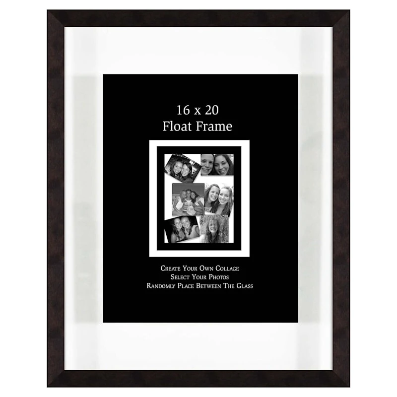 Chestnut Floating Wall Frame, 16x20 3 Chestnut Floating Wall Frame, 16x20