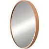 Copper Finish Metal Round Wall Mirror, 20" 2 Copper Finish Metal Round Wall Mirror, 20" -Athome Sales copper finish metal round wall mirror 20