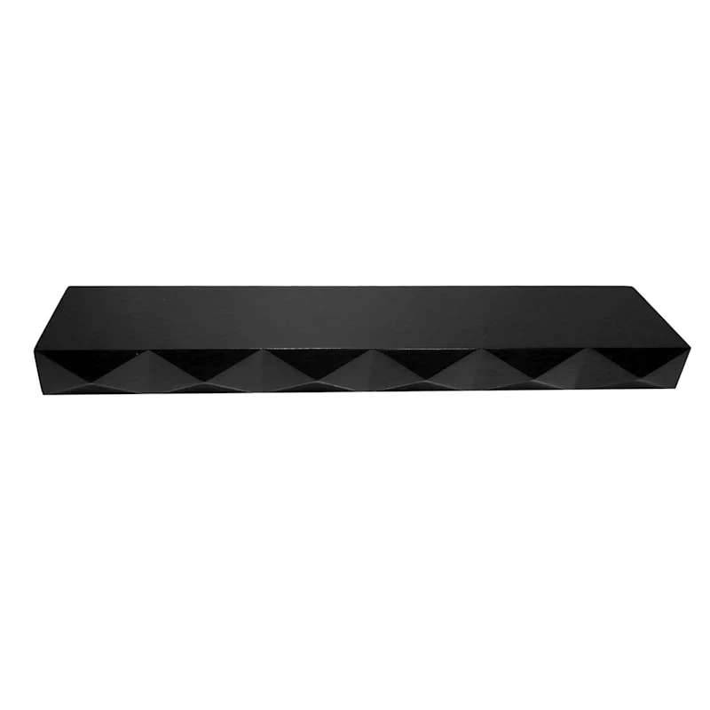 Crosby St Black Geo Ledge, 24" 3 Crosby St Black Geo Ledge, 24"