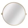 Crosby St Gold Metal Studio Round Wall Mirror, 24" 2 Crosby St Gold Metal Studio Round Wall Mirror, 24" -Athome Sales crosby st gold metal studio round wall mirror 24
