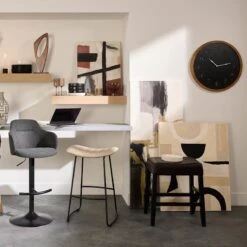 Crosby St Metal & Wood Wall Clock, 24" -Athome Sales crosby st metal wood wall clock 24 2