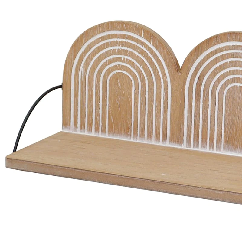 Crosby St Rainbow Wooden Wall Shelf, 19x6 4 Crosby St Rainbow Wooden Wall Shelf, 19x6 - Image 2