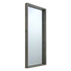 Dark Grey Wood Deep Frame Leaner Mirror, 24x58 16 Dark Grey Wood Deep Frame Leaner Mirror, 24x58 -Athome Sales dark grey wood deep frame leaner mirror 24x58 6