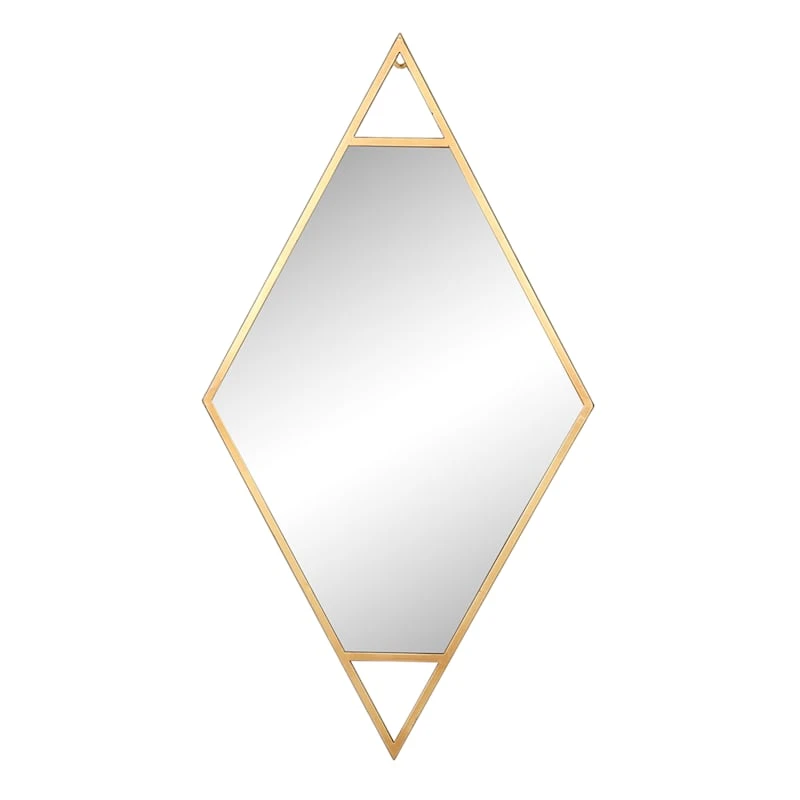 Diamond Shaped Wall Mirror, 17x32 3 Diamond Shaped Wall Mirror, 17x32