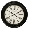 Distressed Bronze Round Wall Clock, 30" -Athome Sales distressed bronze round wall clock 30