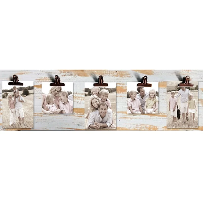Distressed Panel Photo Collage, 24x8 3 Distressed Panel Photo Collage, 24x8