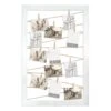 Distressed White Clip Collage Wall Frame, 27x39 2 Distressed White Clip Collage Wall Frame, 27x39 -Athome Sales distressed white clip collage wall frame 27x39 1