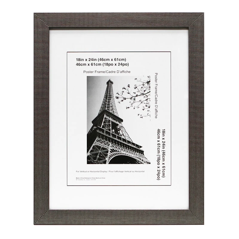 Dotty Pewter Poster Frame, 18x24 3 Dotty Pewter Poster Frame, 18x24